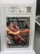 1997 Score Board Rookies #73 Allen Iverson ART BGS 8.5