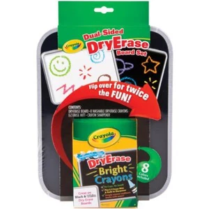 Crayola Dual-Sided Dry-Erase Board Set- - Picture 1 of 1