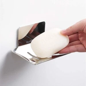 Soap Holder for Shower,Stainless Steel Soap Dish,Simple Bar Soap Tray,Wall Mount - Picture 1 of 2