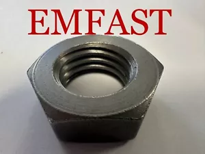 10 mm x 1,25 12 mm x 1,5 metrisch feine halbe Muttern Edelstahl A2 A4 MARINEQUALITÄT - Bild 1 von 1