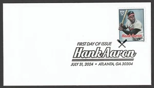 US 5908 Hank Aaron BWP FDC 2024 - Picture 1 of 1