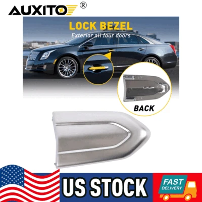 Tapa de cubierta cromada de cilindro de bloqueo de puerta para Cadillac ATS XTS CTS CT6 13522324 Foto 1 de 4