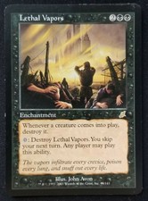 Lethal Vapors x1 Scourge MTG Magic the Gathering Rare Black Card 1x