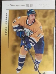 2003 - 2004 ITG Used David Legwand Signature Series Gold /50 #70 Hockey Card - Picture 1 of 2