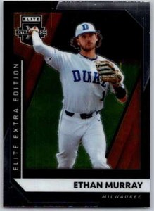 2021 Panini Elite Extra Edition Optic #147 Ethan Murray  Brewers 