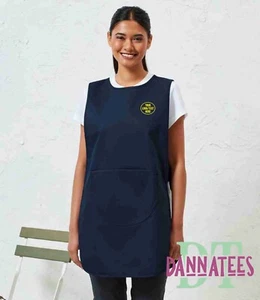 Women's Long Length Pocket Tabard Beauty & Spa Nails Cleaning Kitchen Bar - Picture 1 of 10