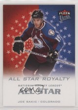 2008-09 Fleer Ultra All Star Royalty Joe Sakic #ASR16 HOF