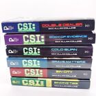 Lot de 6 livres de poche CSI : enquête sur les scènes de crime - cravate d'émission de télévision dans les romans