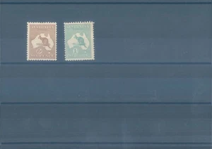 AUSTRALIA 1929-1930 MH stamps multiple A wmk (CV $95 EUR85) - Picture 1 of 1