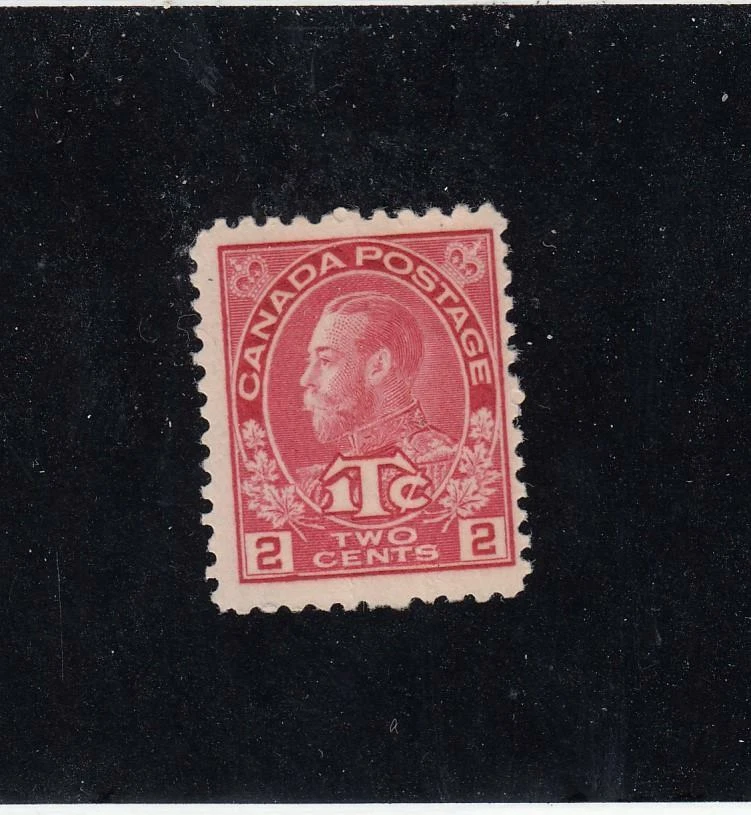 CANADÁ (MK3764) # MR3b FVF-MH 2 + 1ct KGV IMPUESTO DE GUERRA / ROSA GATO ROJO VALOR $45 Foto 1 de 1