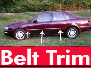 ForCAMRY CHROME SIDE BELT TRIM DOOR MOLDING 1992 1993 1994 1995 1996 - Picture 1 of 1