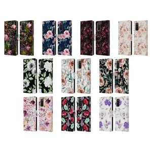 ANIS ILLUSTRATION FLOWER PATTERN 3 LEATHER BOOK WALLET CASE FOR SAMSUNG PHONES 1 - Picture 1 of 16