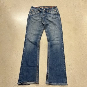 Rock Revival Owen Boot Blue Jeans Men Size 29 Western Y2K Country - Picture 1 of 7