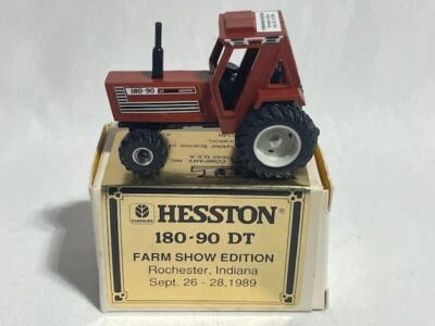 ERTL Hesston 180-90 DT, 1989 Rochester Indiana Farm Toy Show, 1/64, NIB - Image 1 of 4