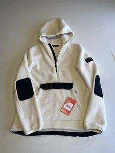North Face Campshire Hoodie Anorak Sherpa Fleece “Vintage White” Sz L NEW W TAG - Picture 1 of 12
