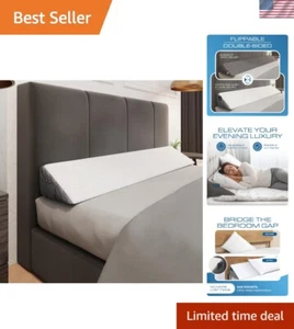 Bed Wedge Pillow Headboard Pillow | Flippable 2 Colors/Sided, Instantly Chang... - Picture 1 of 10