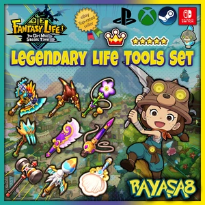 🛠️ Legendary Life Tools Set (alle 10) - Schnelle Lieferung - Fantasy Life i - Bild 1 von 13