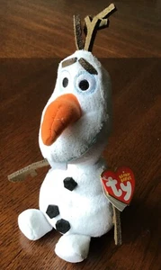 Peluche Disney Olaf Ty Beanie Baby Nuevo con Etiquetas 2014 - Imagen 1 de 12