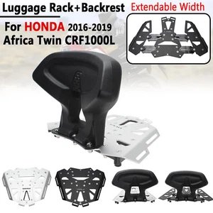 For HONDA CRF1000L Africa Twin Extendable Rear Luggage Rack Backrest 2016-2019 - Picture 1 of 16