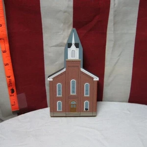 MOTHER'S DAY CHURCH wooden Andrews Methodist Episcopal block replica W Virginia - Bild 1 von 2