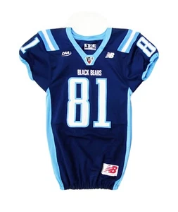 New Balance University Maine Black Bears Fortis Football Jersey Men's L Blue - Picture 1 of 3