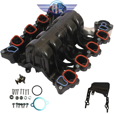 New For Ford Lincoln Mercury 4.6L V8 Intake Manifold w/ Gaskets & Thermostat Kit - Image 1 of 4