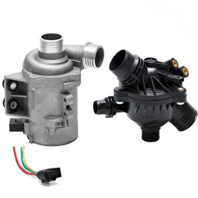 11517586925 11537549476 Electric Engine Water Pump New Thermostat For BMW X3 X5 - Image 1 of 4