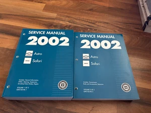 2002 CHEVROLET ASTRO_GMC SAFARI Van Service Shop Repair Manual Set_LS LT_NEW! - Bild 1 von 6