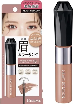 Máscara de pestañas KissMe Heavy Rotation Dusky Rose 15 8 g hecha en Japón Foto 1 de 4