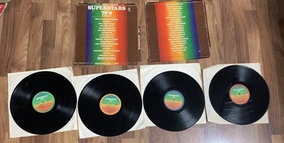 Superstars Of The 70’s - 4 LP Box Set - Grateful Dead Hendrix Zeppelin SP-4000 Foto 1 de 3