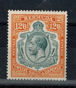 Bermuda 1932 KG V SG 34 Variety Position 58 w/Nick in Lower Left Scroll MNH GEM - Picture 1 of 2