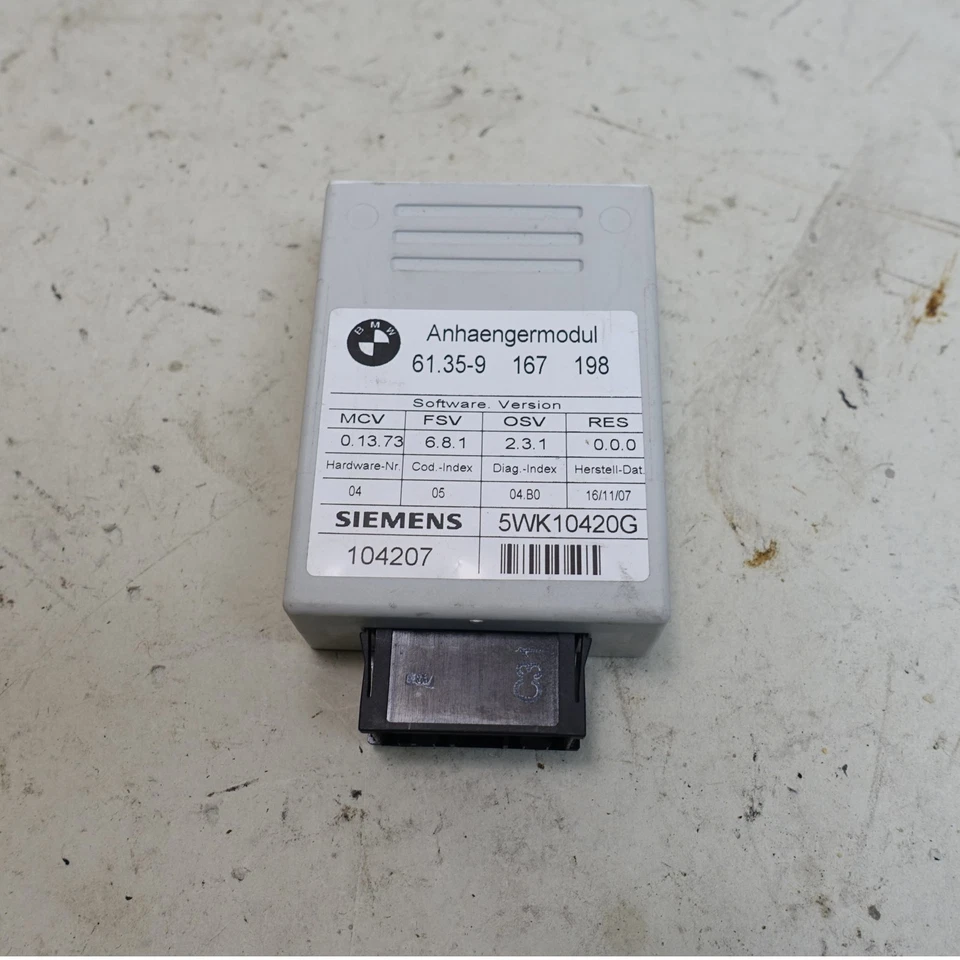 2007-2009 BMW 3-Series 5-Series X5 X6 módulo de engate de reboque de fábrica fabricante de equipamento original - Imagem 1 de 4