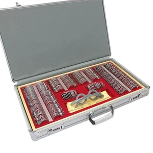 266 Piece Optical Trial Lens Set Professional Optometry Kit with Aluminum - Picture 1 of 8