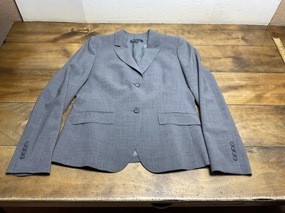 Chaqueta Blazer Brooks Brothers Talla 10 Gris Tollegno 1900 Ajuste Clásico 96% Lana Foto 1 de 4