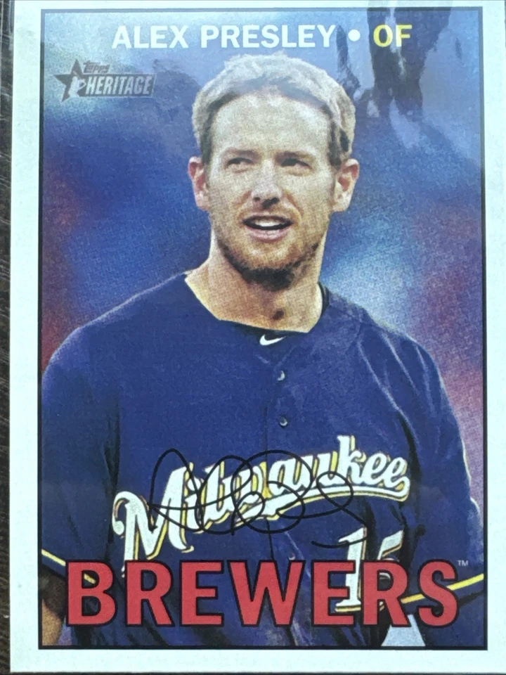 Topps Heritage 2016 (números altos) - conjunto del equipo Milwaukee Brewers Foto 1 de 2