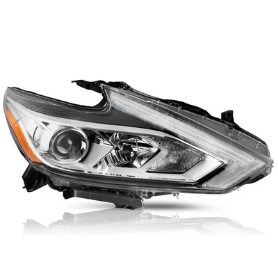 For 2016 2017 2018 Nissan Altima Halogen w/o LED DRL Right Passenger Headlight - Image 1 of 4