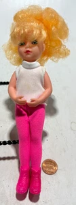 Vintage 1985 Creata Doll Hot Pink Leggings/Schuhe mit großen Haaren - Bild 1 von 6