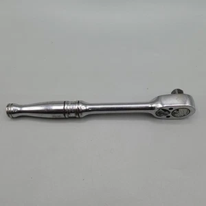 Herramienta de mano cromada Snap-on F720 trinquete 3/8" EE. UU. reparación mecánica vintage - Imagen 1 de 7