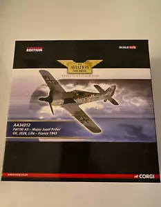 L259E Corgi AA34312 FW190 A5 Maggiore Josef Priller GK JG26 Lille Francia 1943 - Foto 1 di 5