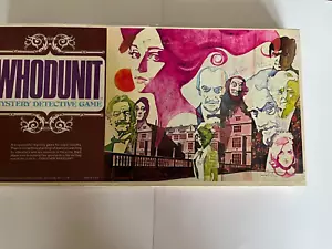 Vintage 1972 Selchow & Righter WHODUNIT Brettspiel in OVP - Bild 1 von 12