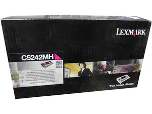 Lexmark C5242MH Magenta High Yield Toner Cartridge 5k Genuine OEM Original - Picture 1 of 1