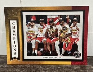 2019-20 NBA Hoops Basketball Champions SP Toronto Raptors #98