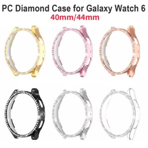 Coque de protection pour montre Bling Diamond Bumper pour Samsung Galaxy Watch 6 40/44 - Photo 1 sur 18
