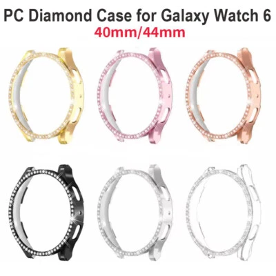 Bling Watch Protector Diamond Bumper Case Cover For Samsung Galaxy Watch 6 40/44