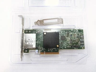 LSI SAS9207-8e 8-Port PCIe IT Mode 9207-8e SAS 6Gb/s External HBA RAID Card - Bild 1 von 3