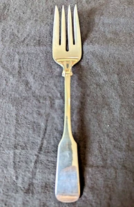 GORHAM OLD ENGLISH TIPT Sterling Silver Salad Dessert Fork  NO MONO - Picture 1 of 4