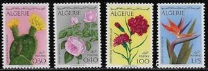 Algeria, #496-99 Flowers 1973 set, 4v, MNH - Picture 1 of 1