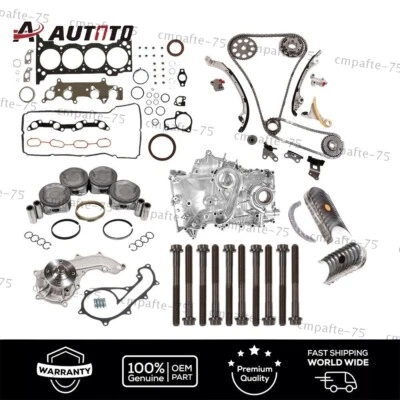 Overhaul Engine Rebuild Kit Set Fit 2005-16 Toyota Tacoma 2.7L DOHC 16V 2TRFE - Image 1 of 2