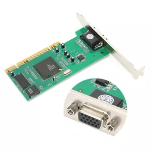 8MB 32Bit Graphics Card GPU Game Video Multi-Display for Desktop Computer - Picture 1 of 12