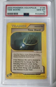 Pokemon Aquapolis Time Shard PSA 10 - Picture 1 of 2
